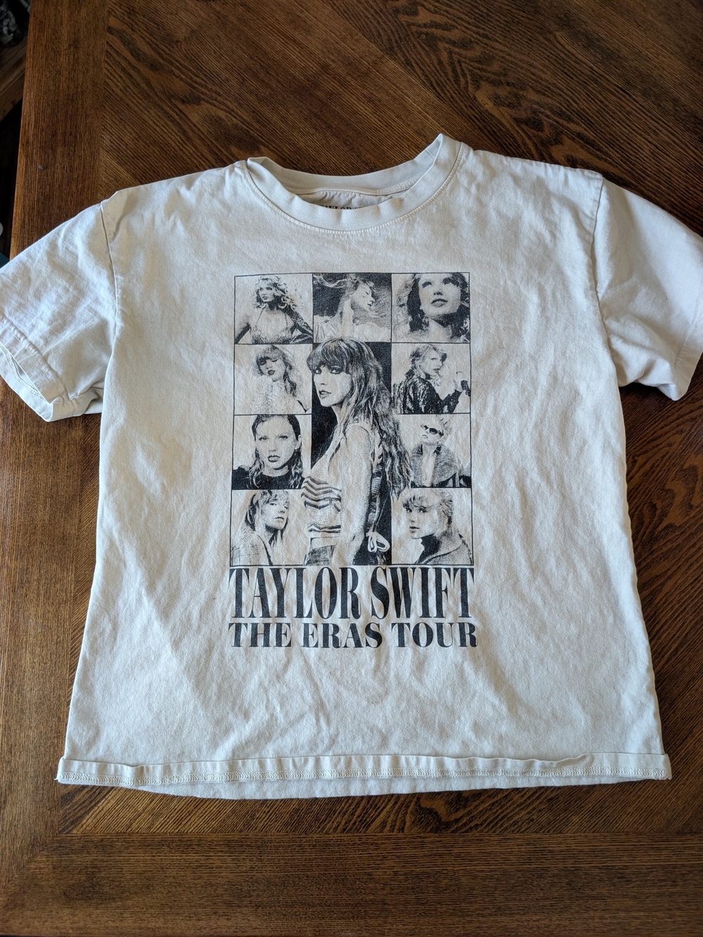Taylor Swift White Kids The Eras Tour Photo Grid Graphic Tee